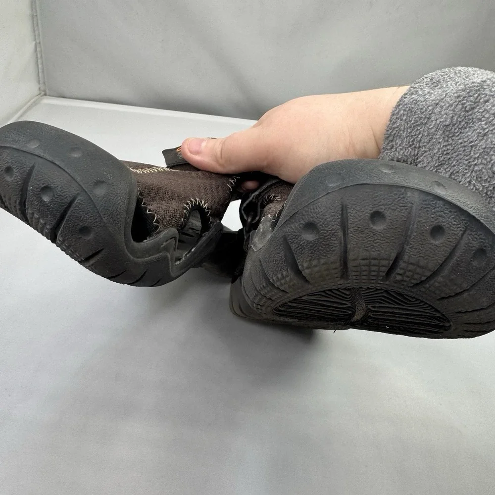 CROCS Swiftwater Mesh Men Size 8 Brown Fishing Hiking Sandals Casual Water Shoes